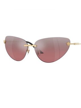 Versace Sunglasses Pink/ Gold Gradient Lens Sunglasses